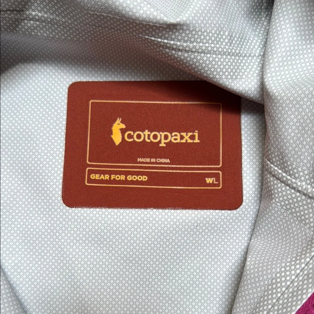 Cotopaxi Rust and Navy Hooded Jacket - Picture 2 of 4